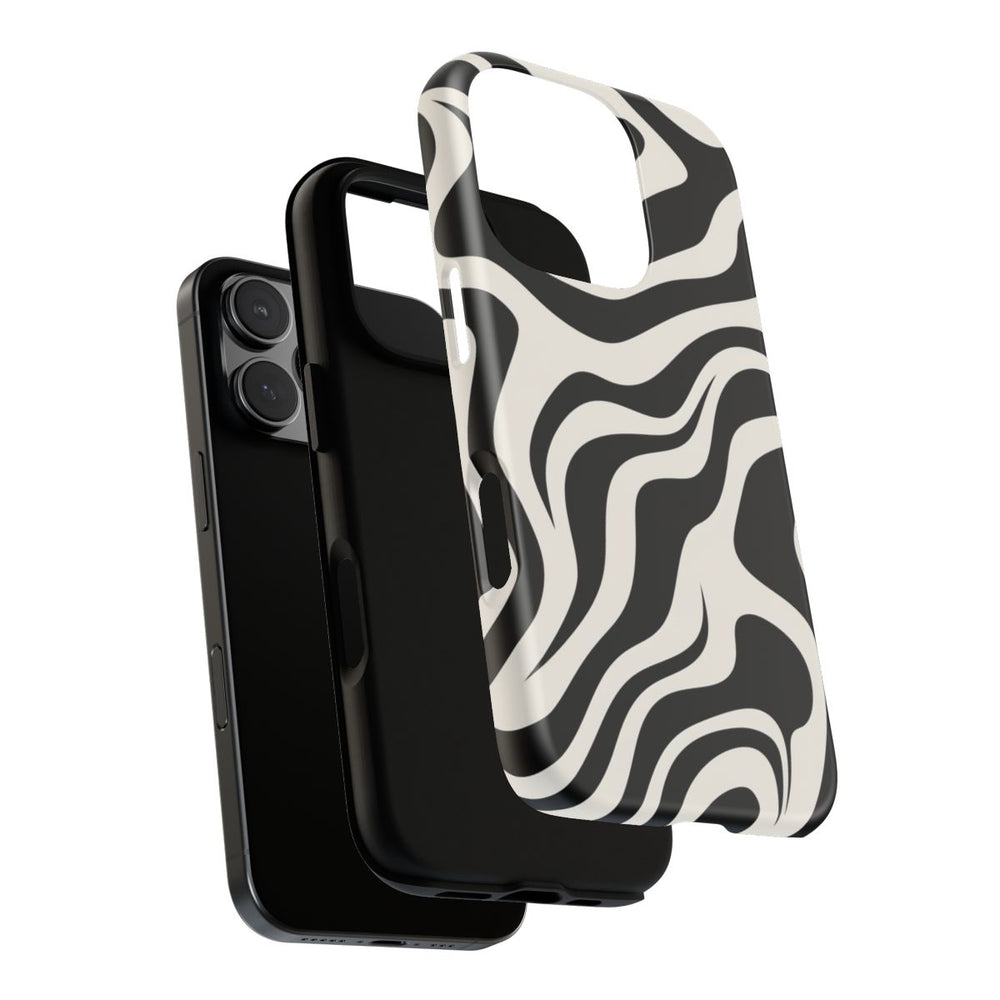Zwart-Wit Abstract Zebra-Patroon
