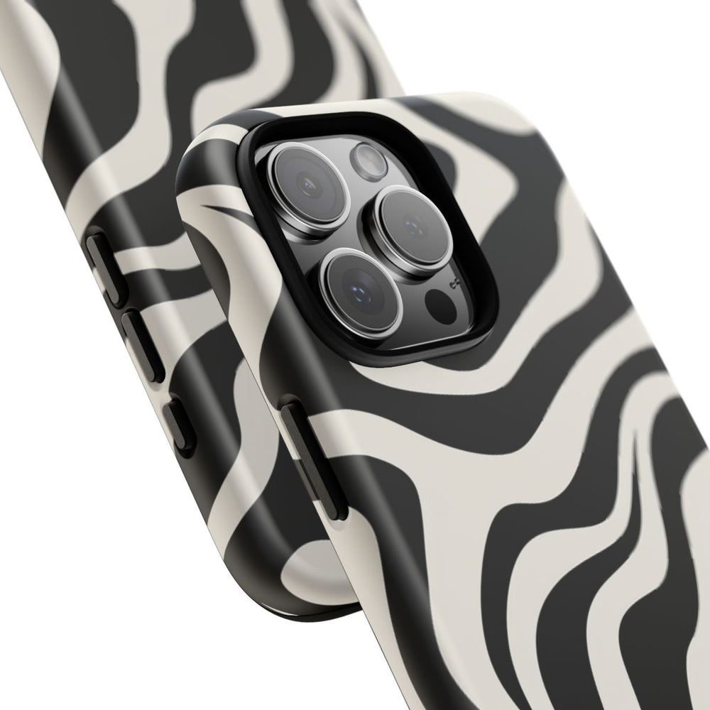 Zwart-Wit Abstract Zebrapatroon