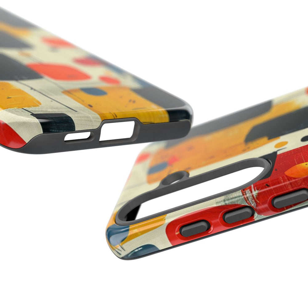 Mid-Century Abstract Geometrisch Patroon