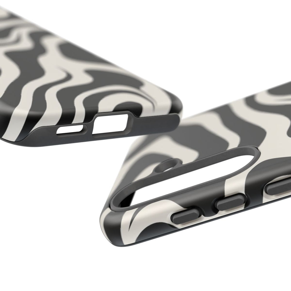 Zwart-Wit Abstract Zebra-Patroon