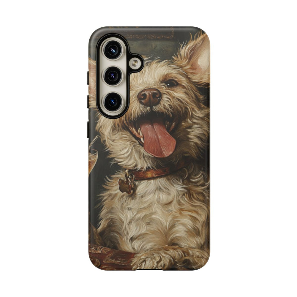 Vrolijke Terrier met Cocktail