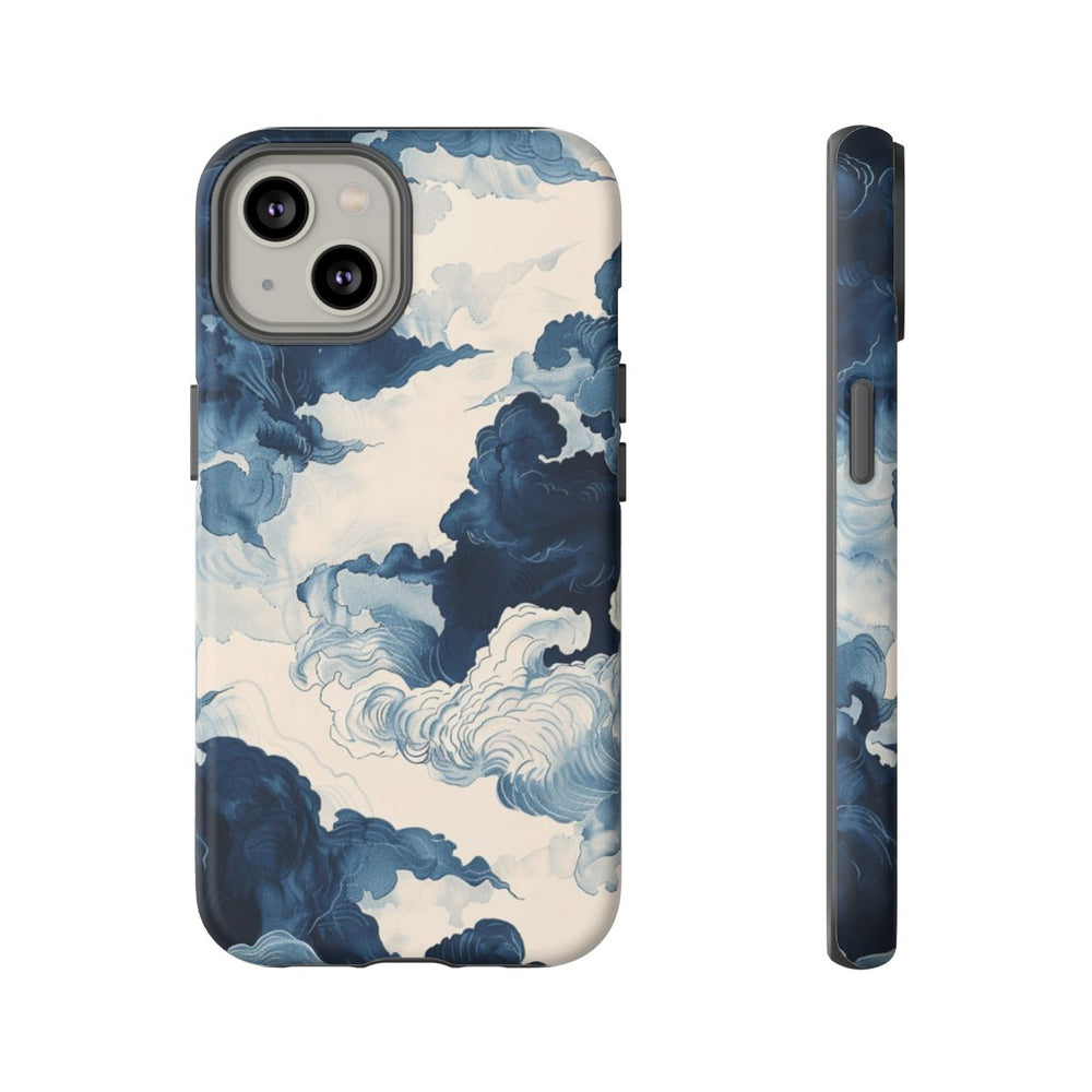 Wolken en Lucht Inktillustratie