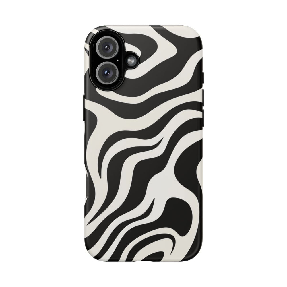 Zwart-Wit Abstract Zebra-Patroon