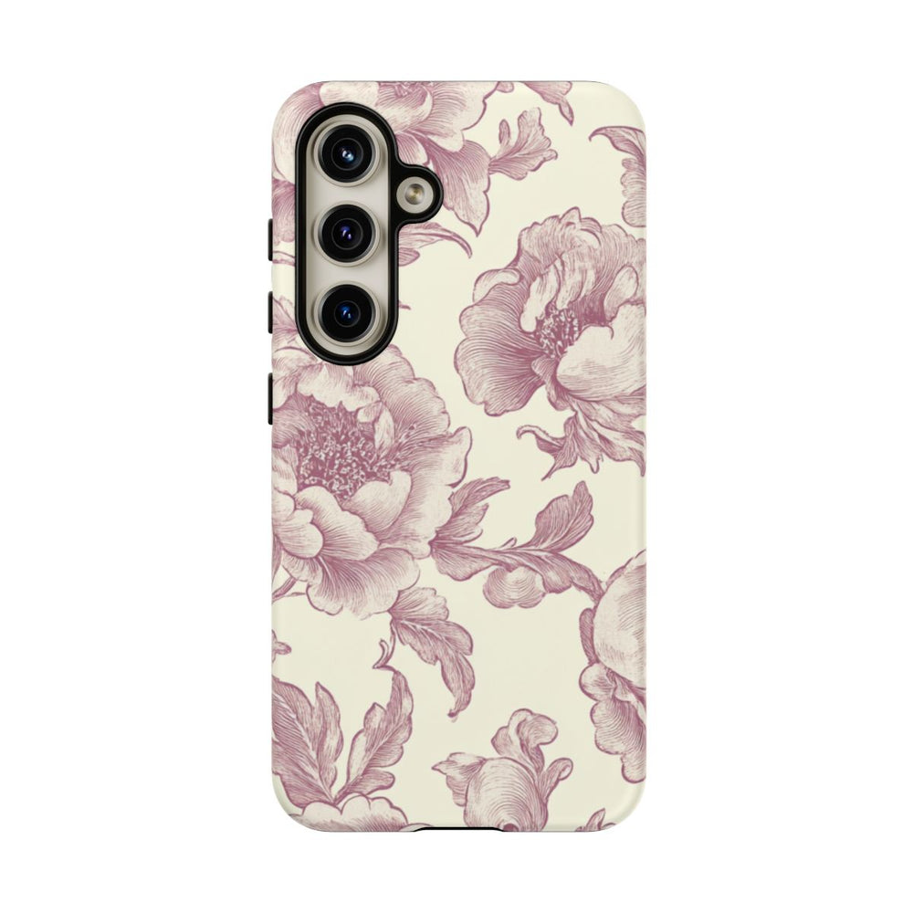 Elegante Victoriaanse Bloemenprint
