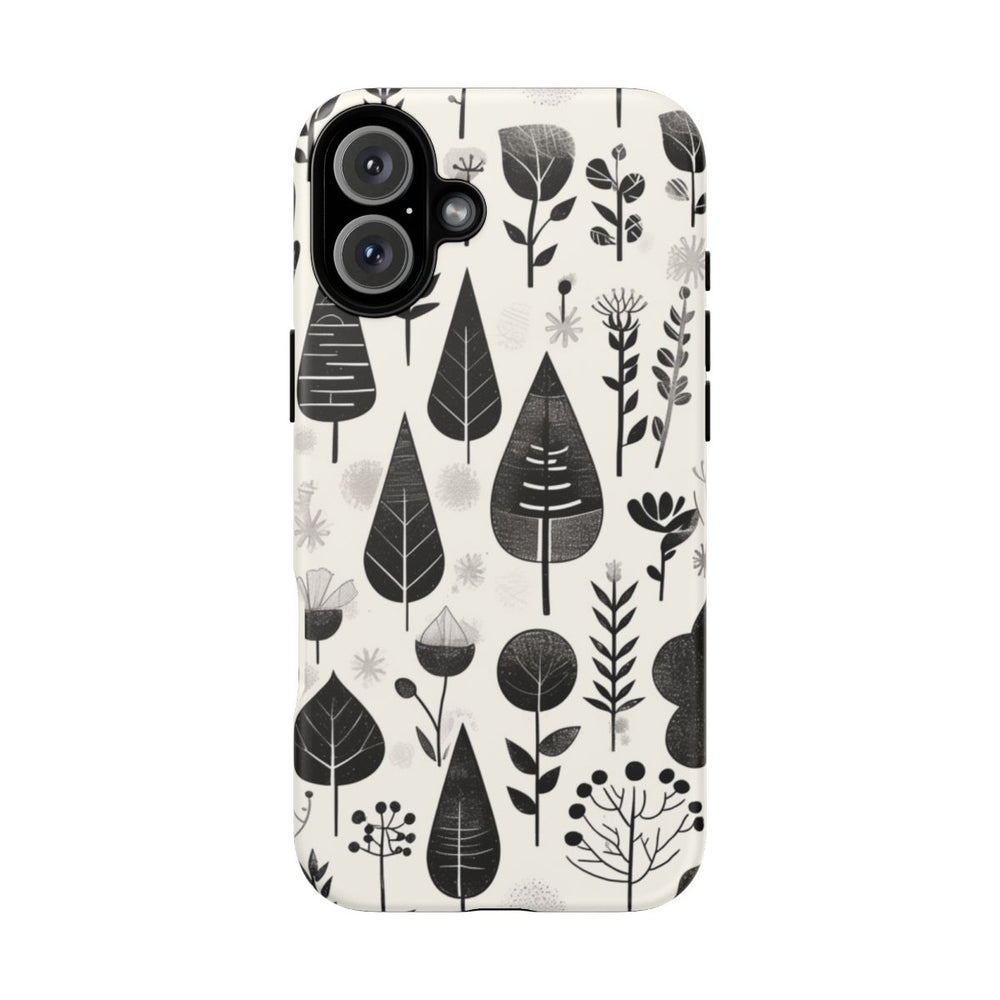 Monochroom Botanisch Patroon