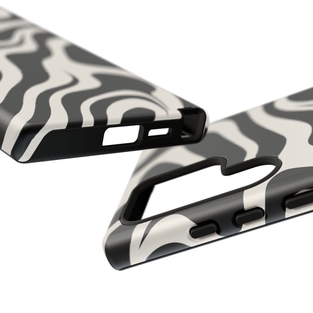 Zwart-Wit Abstract Zebra-Patroon