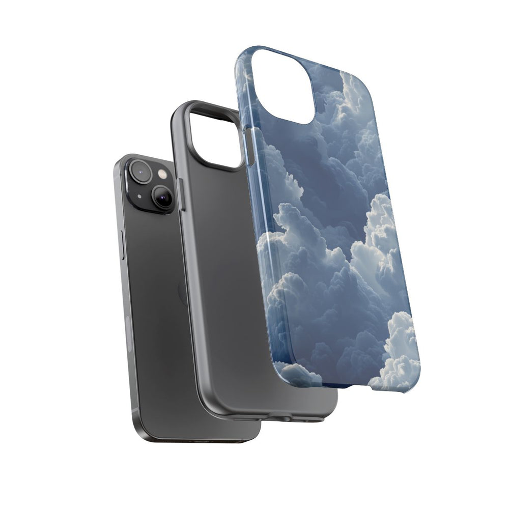 3D Blauw Wolkenpatroon