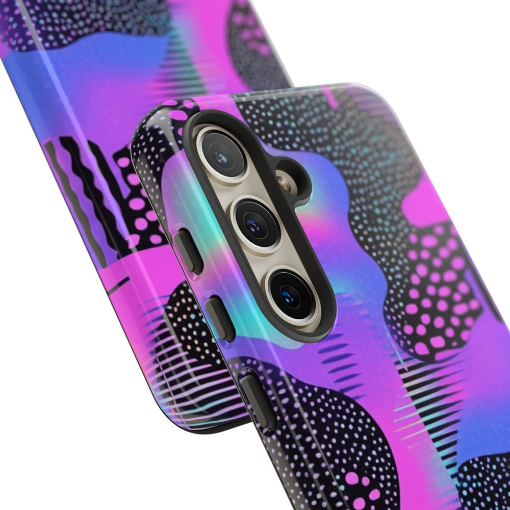Abstract Neon Vaporwave Patroon