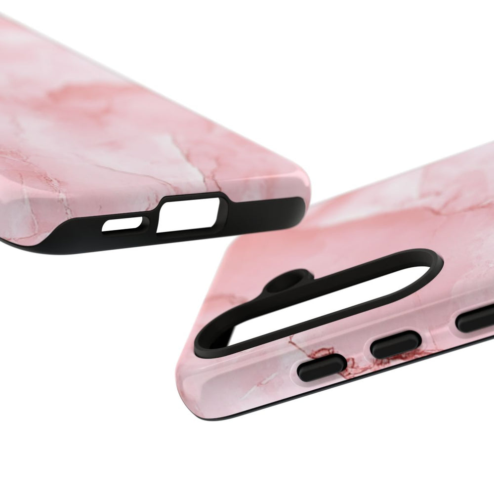 Roze Marmerstructuur met Glanzende Afwerking