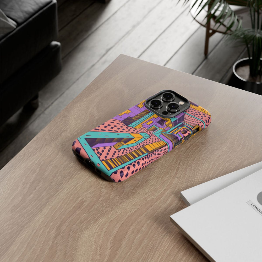 Geometrisch Abstract Patroon met Dieptewerking