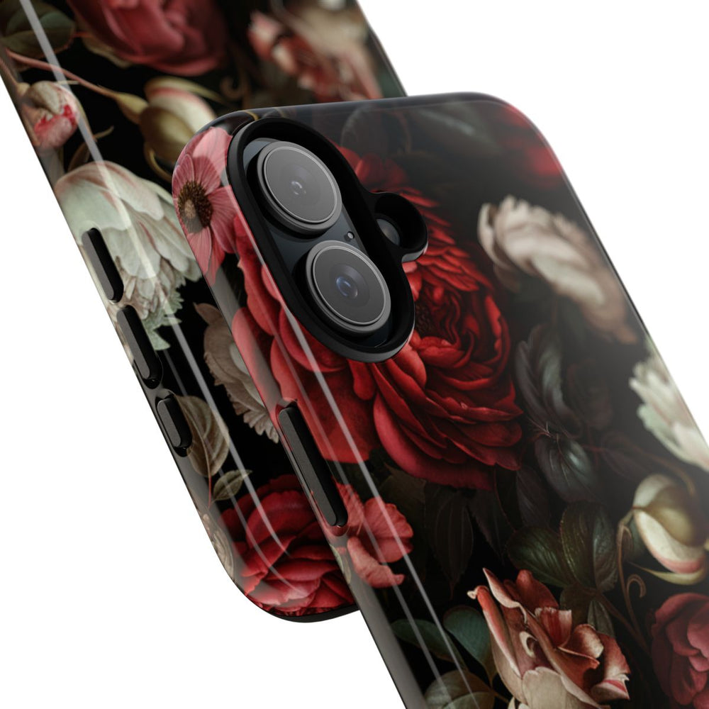 Donkere Bloemenpracht met Rozen en Pioenen