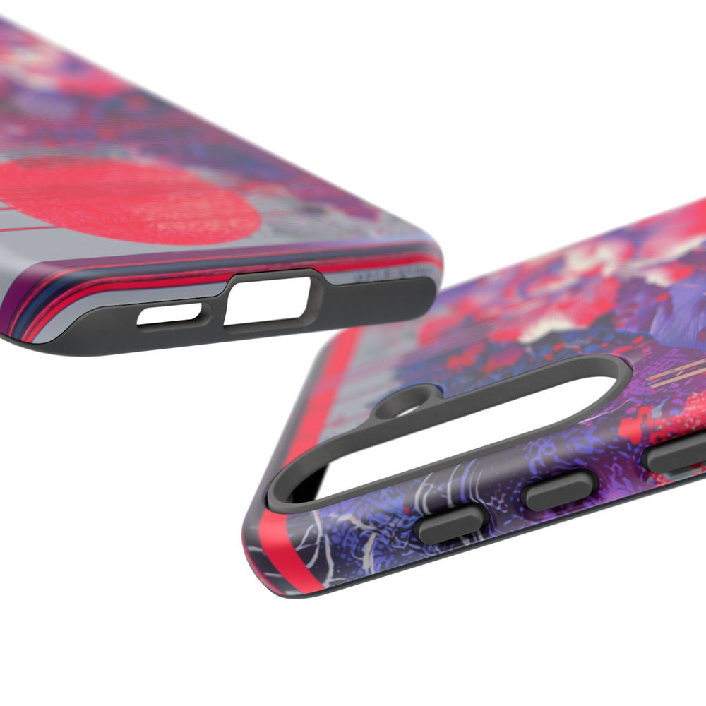 Abstracte Bloemmotieven met Neonaccenten