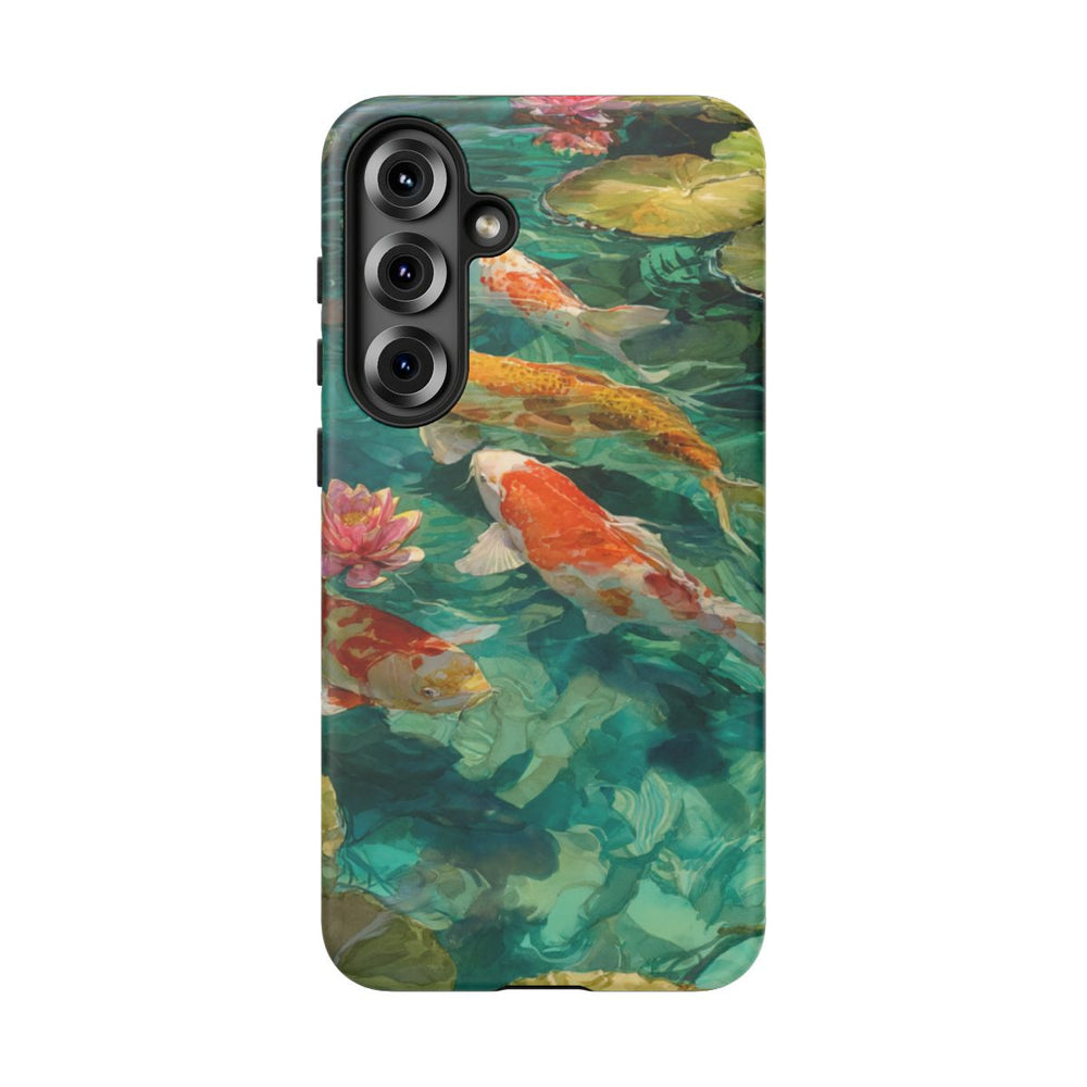 Koi Karpers en Waterlelies