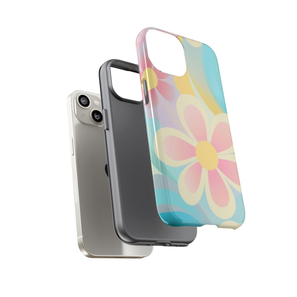 Pastel Groovy Bloemenpatroon