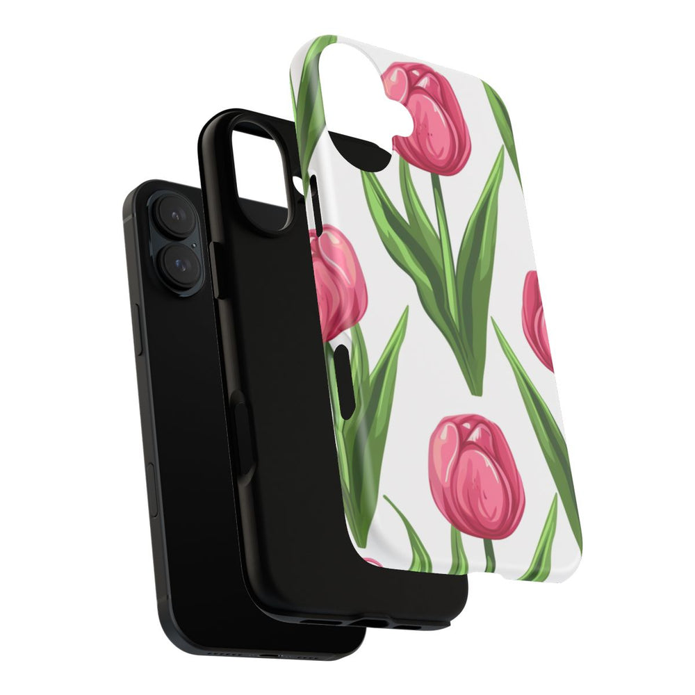 Roze Tulp Bloemenpatroon