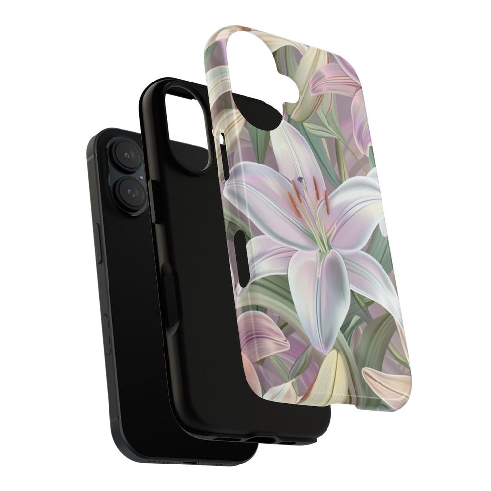 Pastelkleurige Paaslelies Bloemenpatroon