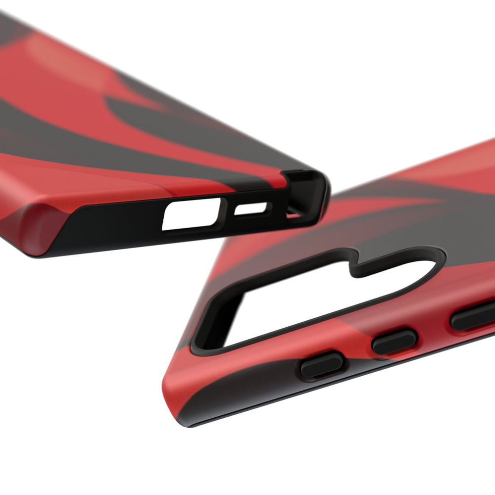 Modern Rood Golfpatroon