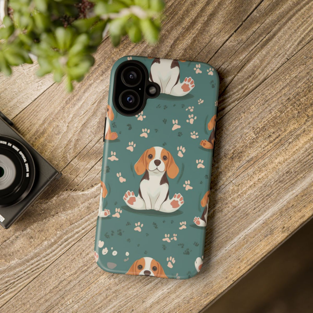 Beagles met Pootafdrukken Patroon