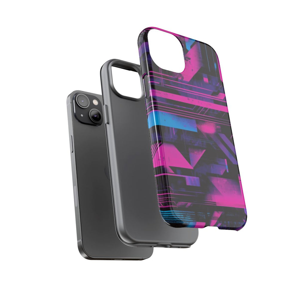 Neon Geometrisch Abstract Patroon