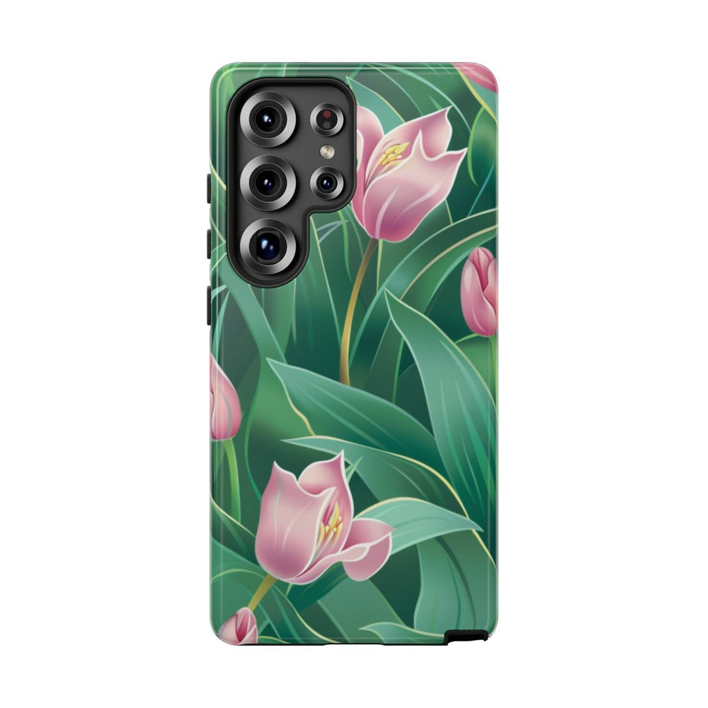 Roze Tulp Bloemenpatroon