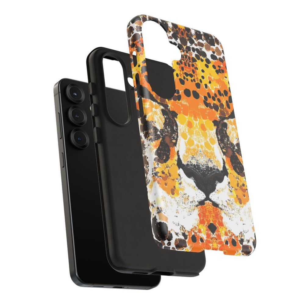 Abstracte Cheeta Gezichtspatroon