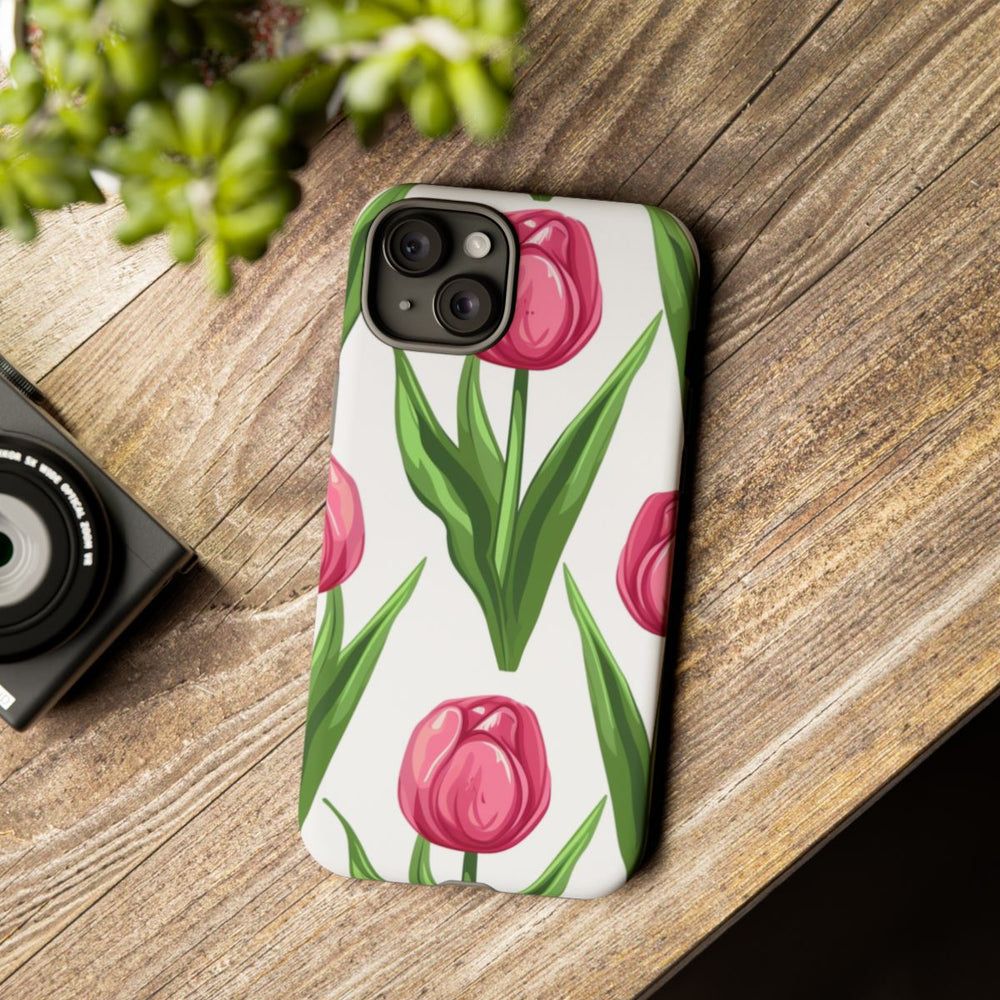 Roze Tulp Bloemenpatroon