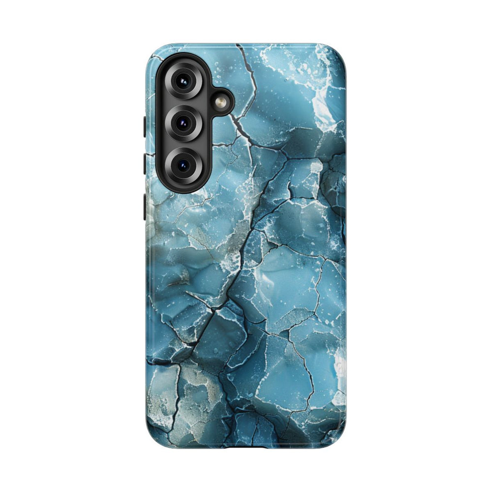 IJzige Fractalstructuur met Grunge