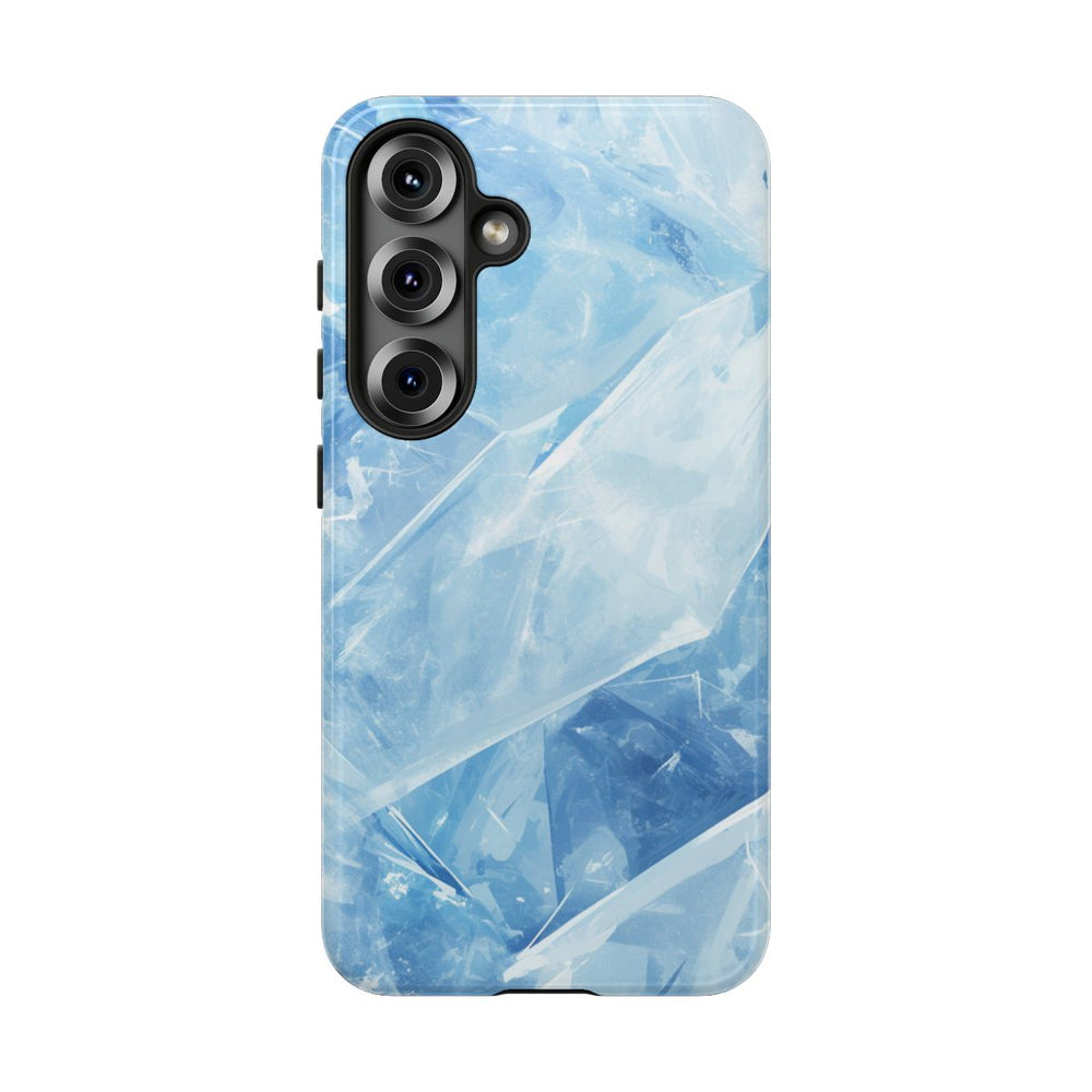 Blauwe IJstextuur