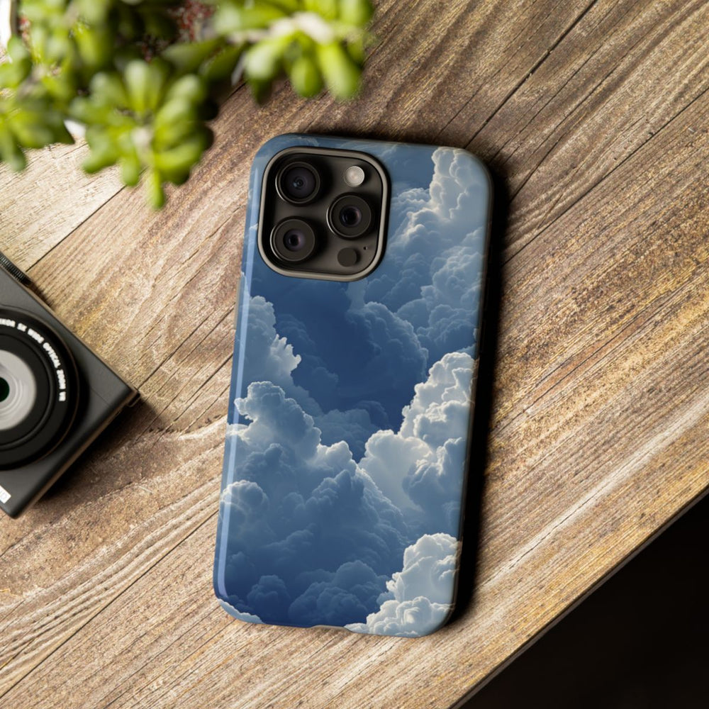 3D Blauw Wolkenpatroon