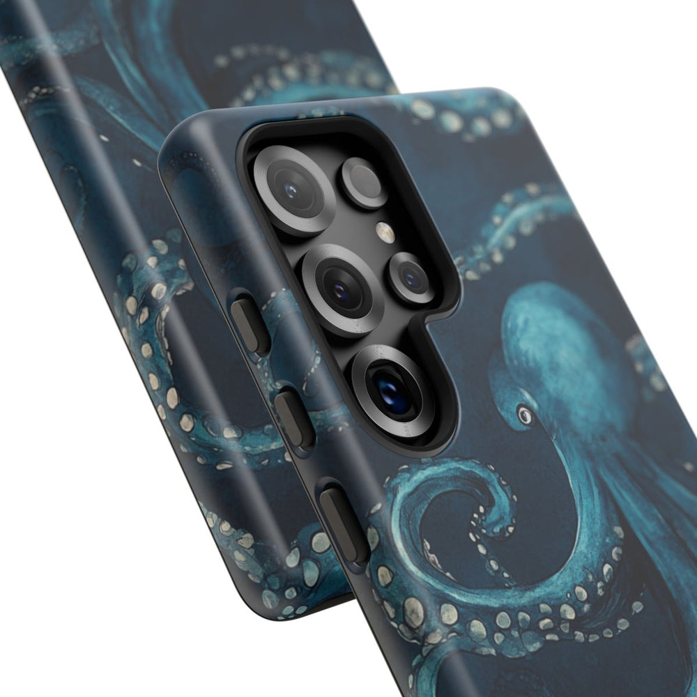 Blauw Octopus Tentakelpatroon