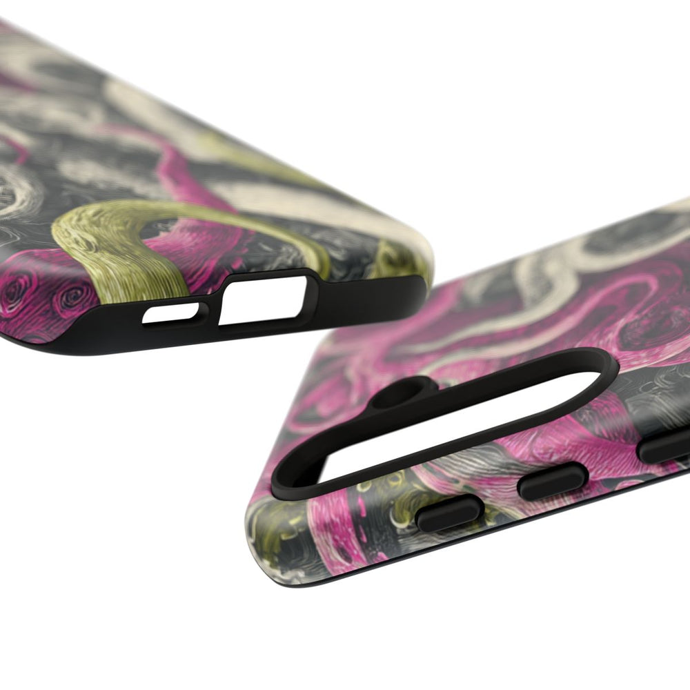 Gedetailleerd Tentakelpatroon met Wervelende Swirls