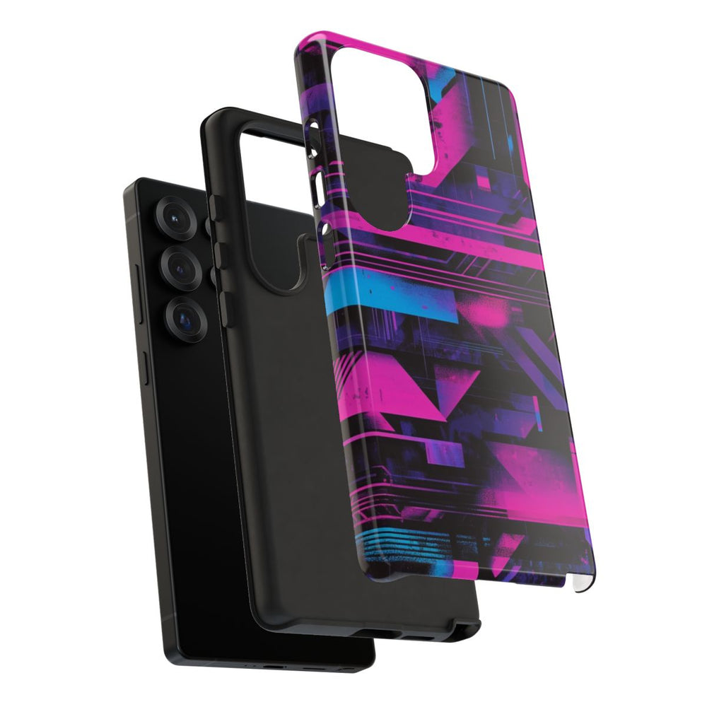 Neon Geometrisch Abstract Patroon