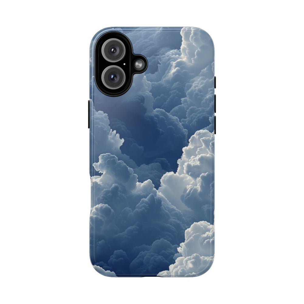 3D Blauw Wolkenpatroon