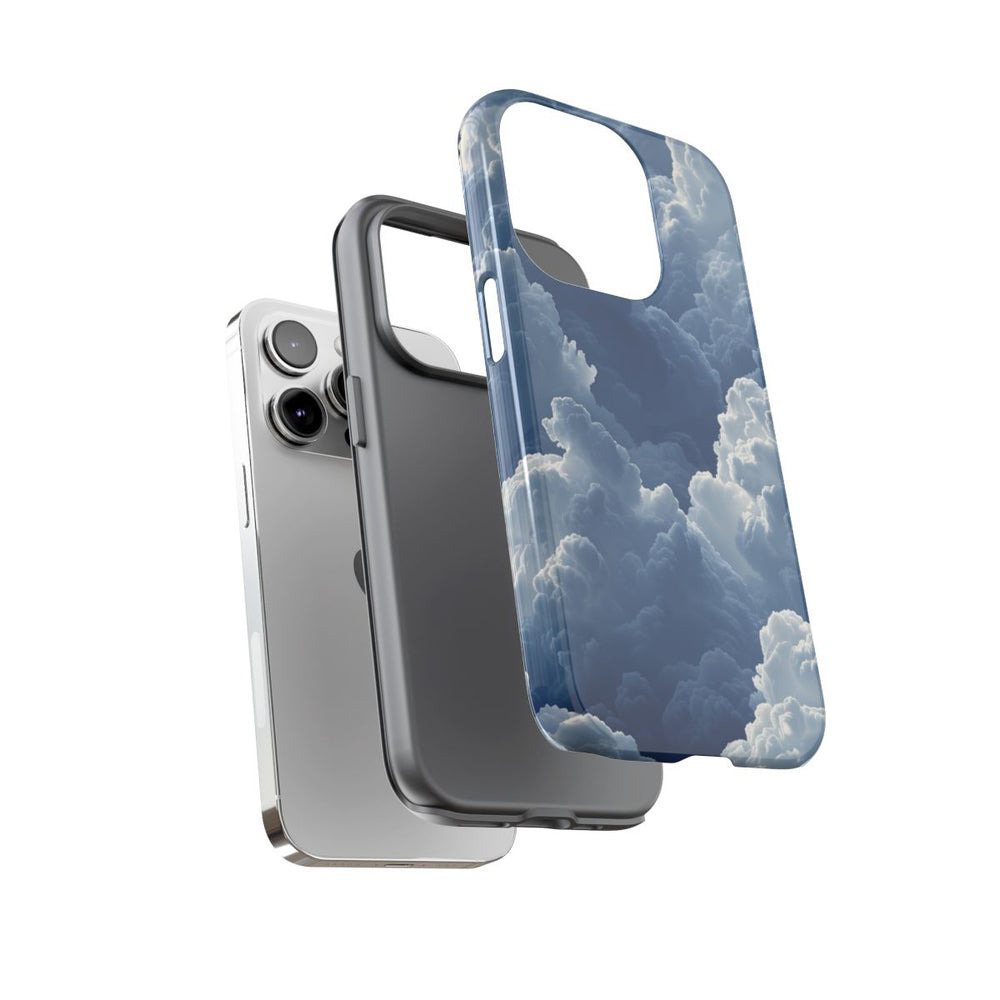 3D Blauw Wolkenpatroon
