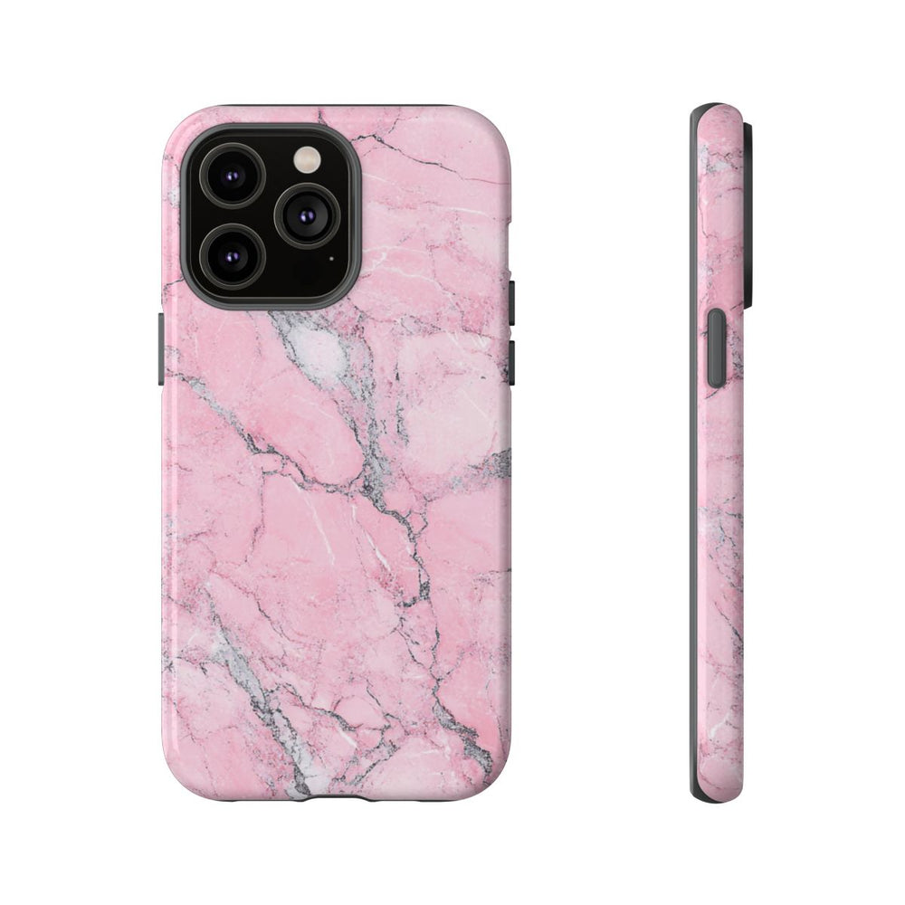 Roze Marmerstructuur met Glanzende Afwerking