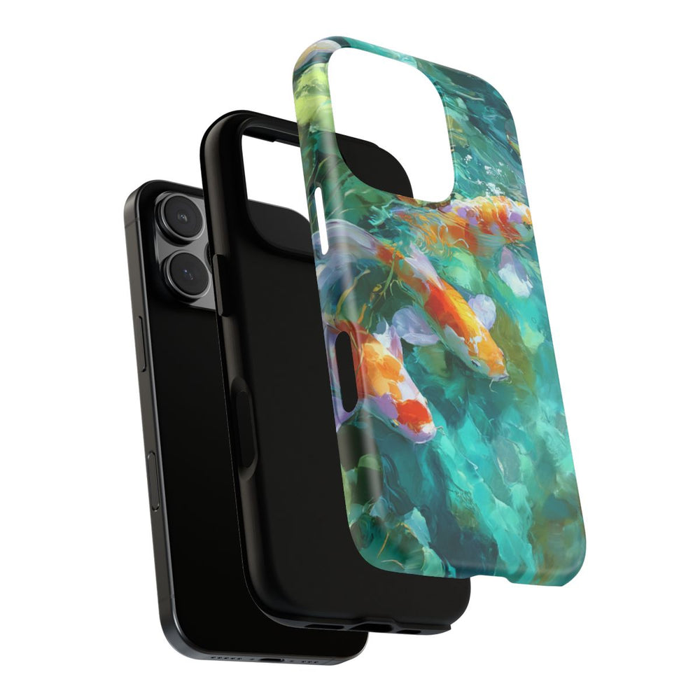 Koi Karpers en Waterlelies
