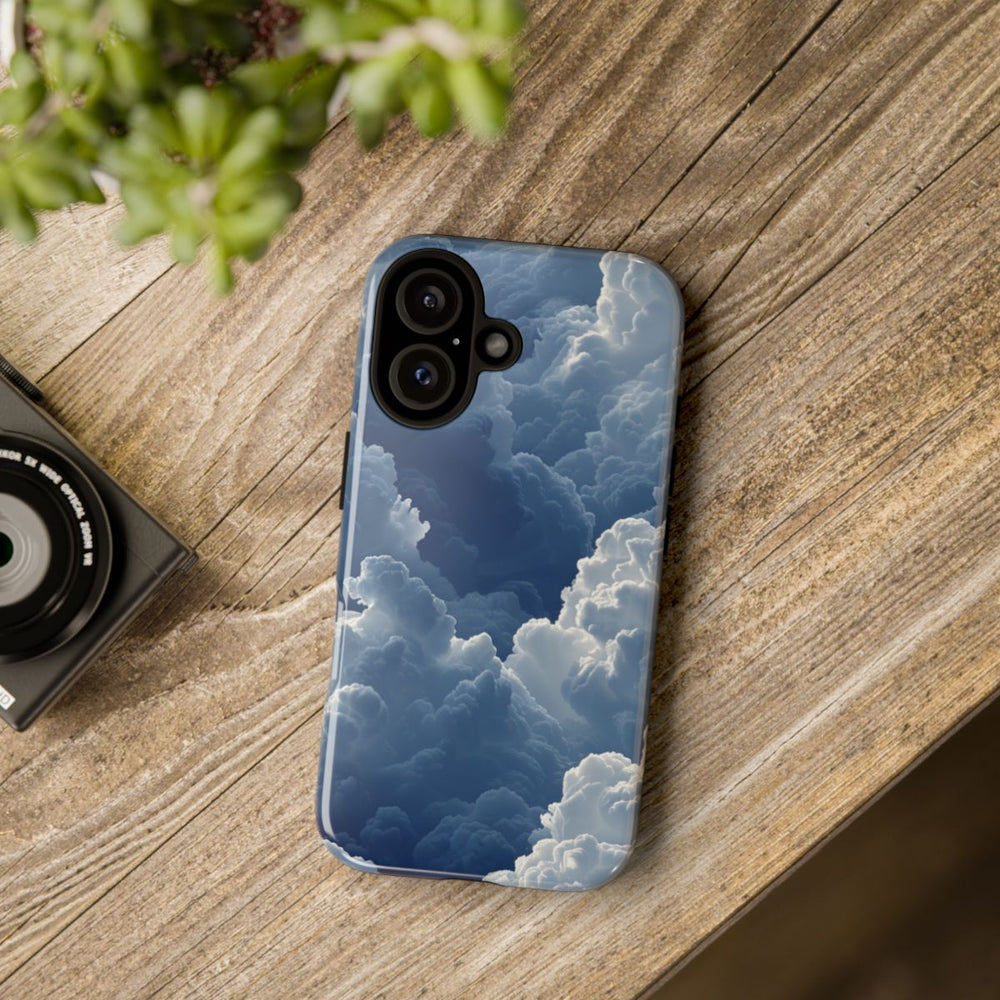 3D Blauw Wolkenpatroon