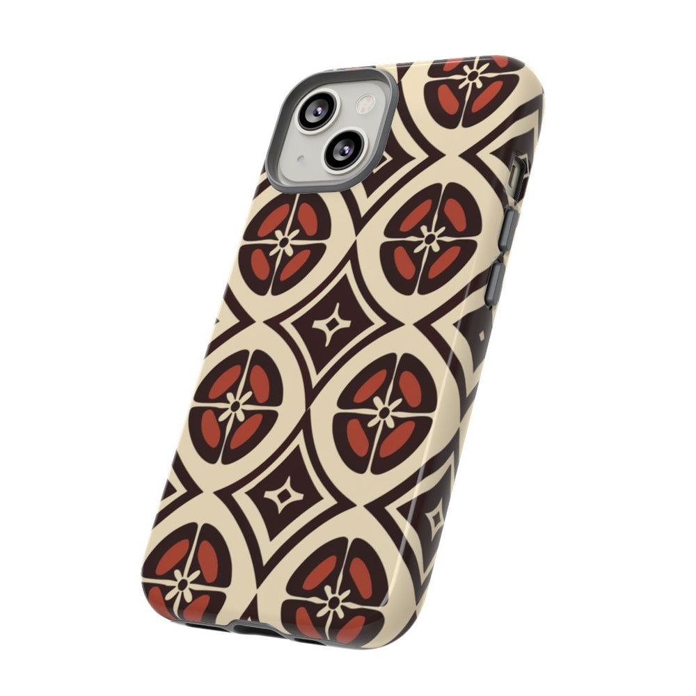 Geometrisch Bruin-Beige Patroon
