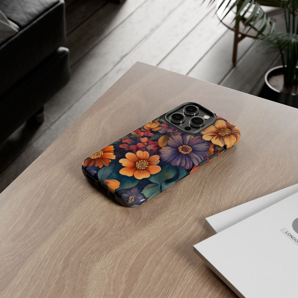 Levendig Aquarel Bloemenpatroon