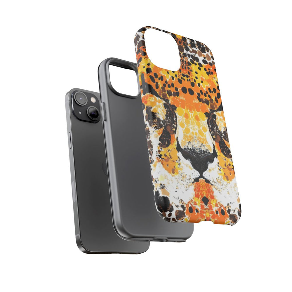 Abstracte Cheetah Kop Patroon