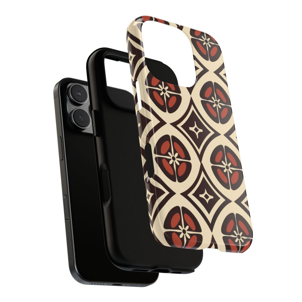 Geometrisch Bruin-Beige Patroon