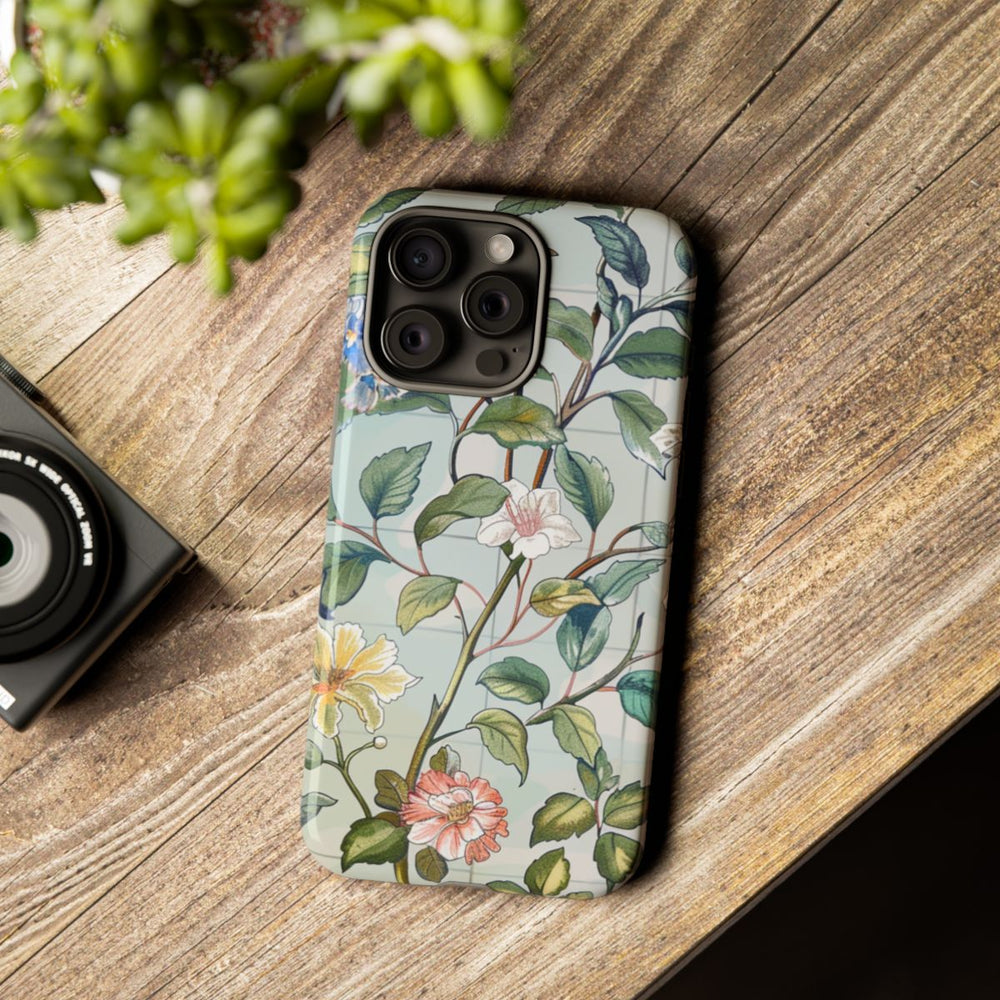 Vintage Bloemenpatroon met Vlinders