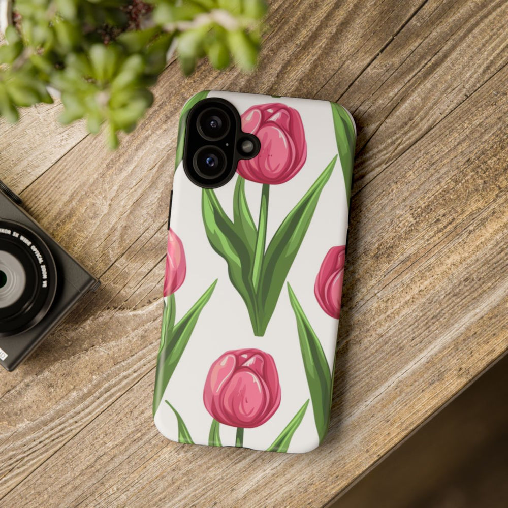 Roze Tulp Bloemenpatroon