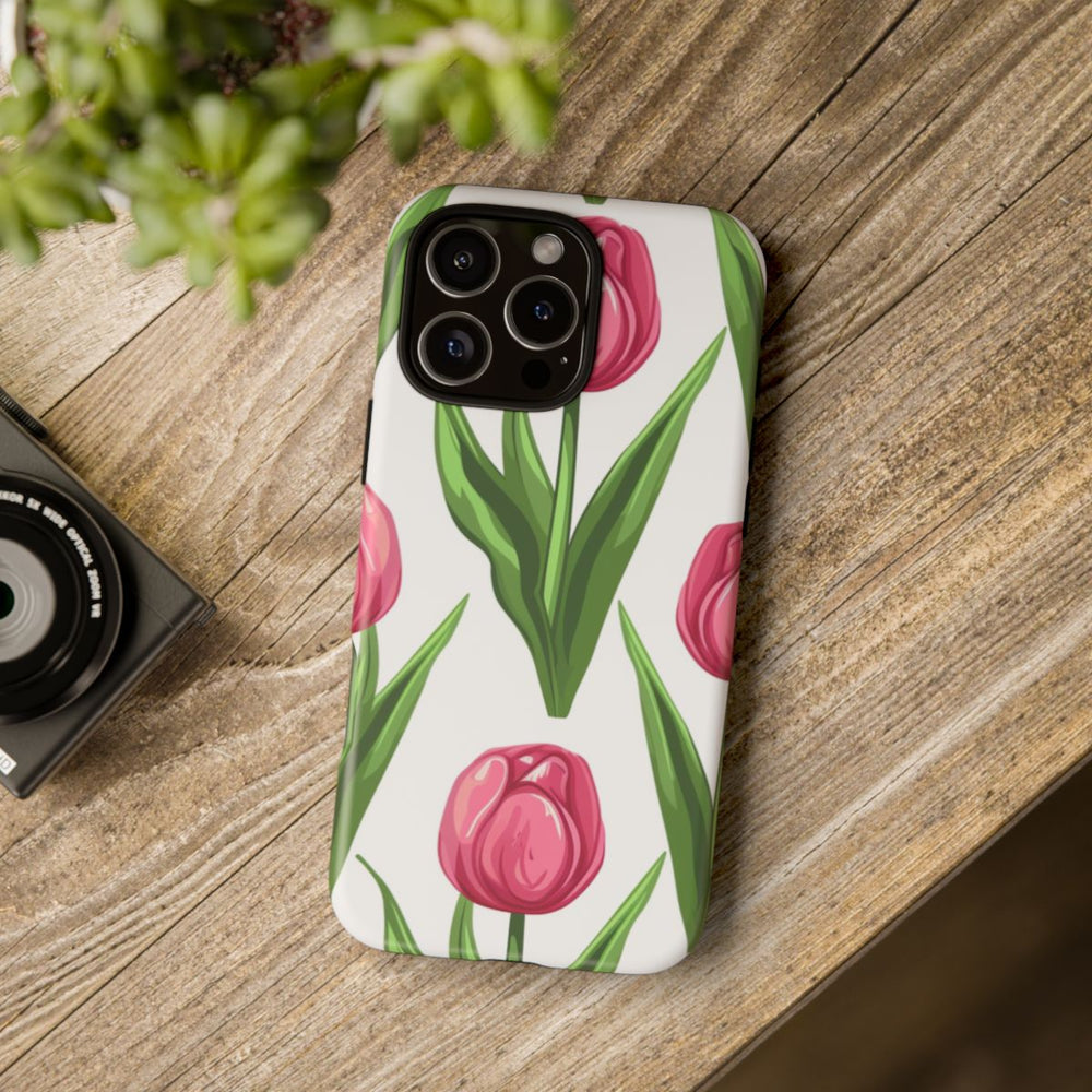 Roze Tulp Bloemenpatroon