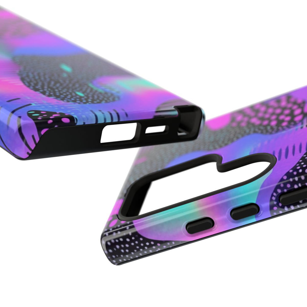 Abstract Neon Vaporwave Patroon