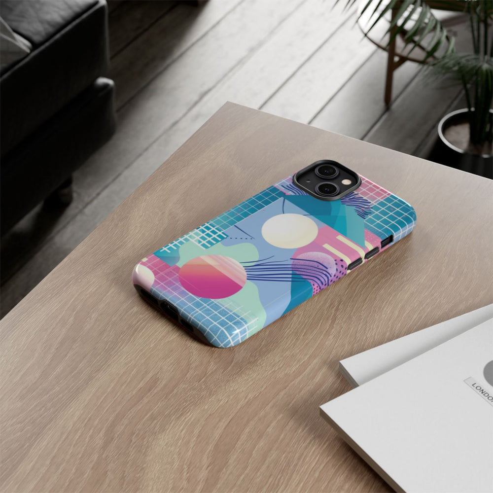 Abstract Geometrisch Patroon in Pasteltinten