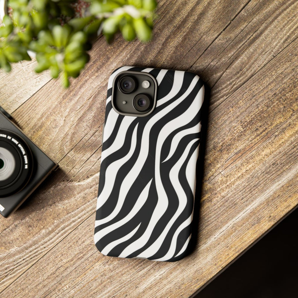 Zwart-Wit Zebra Strepenpatroon