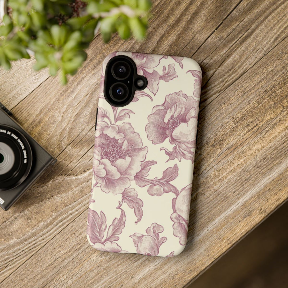 Elegante Victoriaanse Bloemenprint