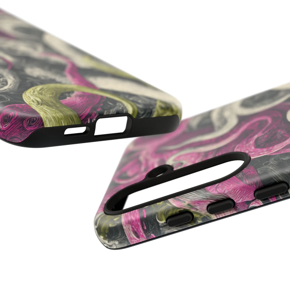 Gedetailleerd Tentakelpatroon met Wervelende Swirls