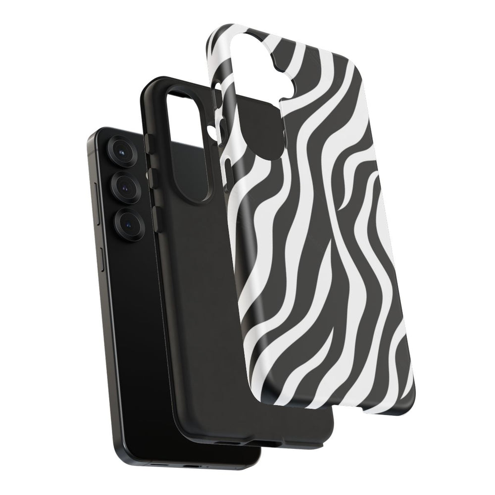 Zwart-Wit Zebra Strepenpatroon